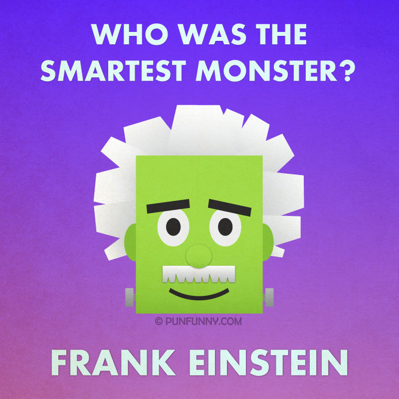 Illustration of Frankenstein crossed with Albert Einstein