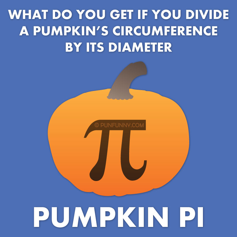 Illustration of pumpkin with a carved pi symbol